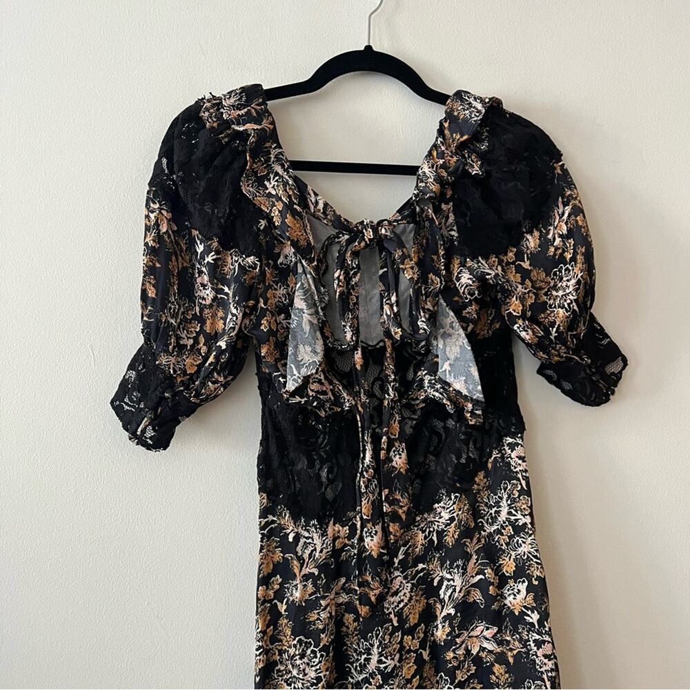 Free People Lucie Floral Lace Mini Dress - Picture 4 of 7